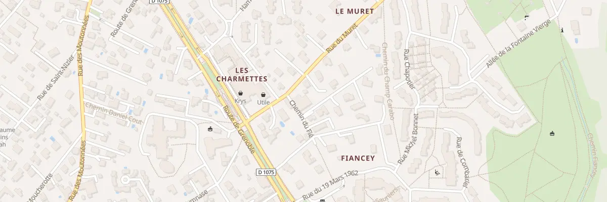Plan du 22 Rue du Muret à Saint-Égrève