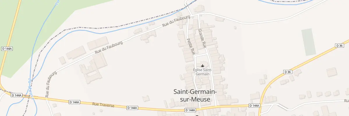 Plan du 25 Ptr Petite Rue à Saint-Germain-sur-Meuse