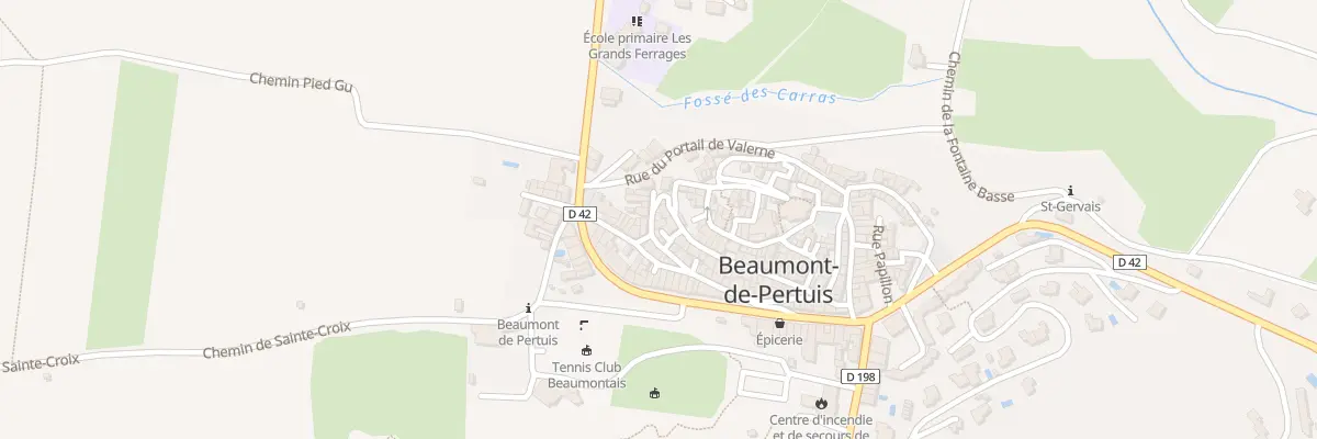 Plan du 5111F Rue du Puits à Beaumont-de-Pertuis