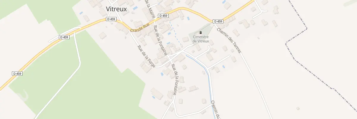 Plan du 3 Rue de la Fontaine à Vitreux