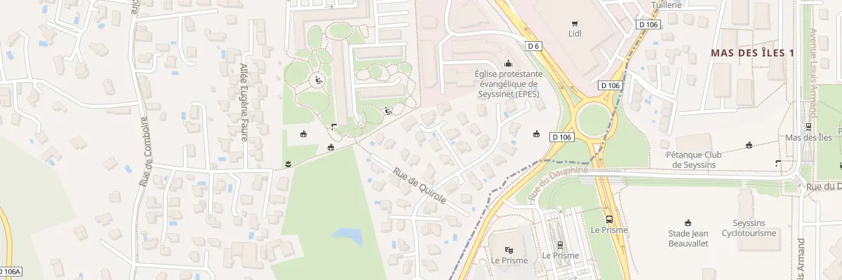 Plan du 70 Rue de Quirole à Seyssinet-Pariset