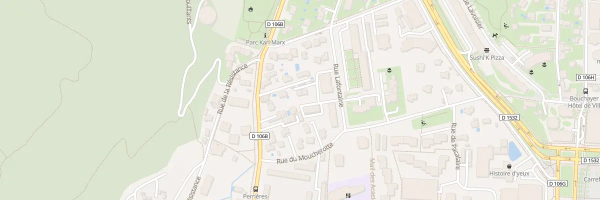 Plan du 16 Rue Lafontaine à Seyssinet-Pariset