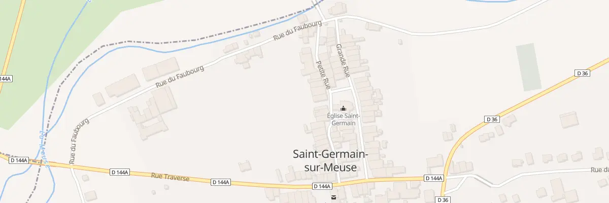 Plan du 23 Ptr Petite Rue à Saint-Germain-sur-Meuse