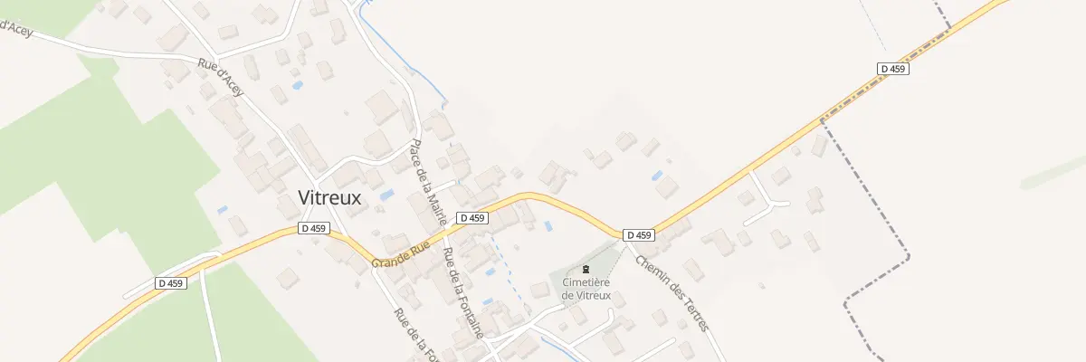 Plan du 13 Grande Rue à Vitreux