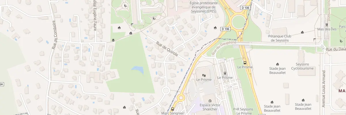 Plan du 63 Rue de Quirole à Seyssinet-Pariset