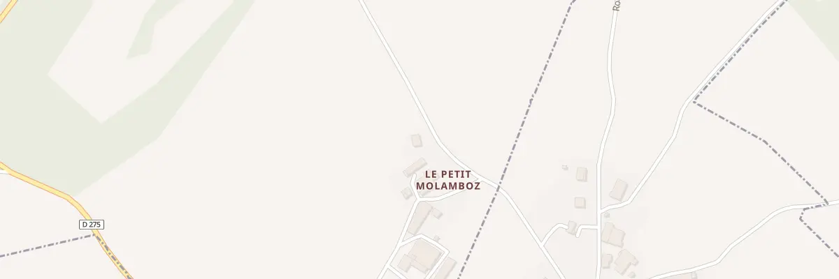 Plan du 5 Che du Petit Molamboz à Molamboz