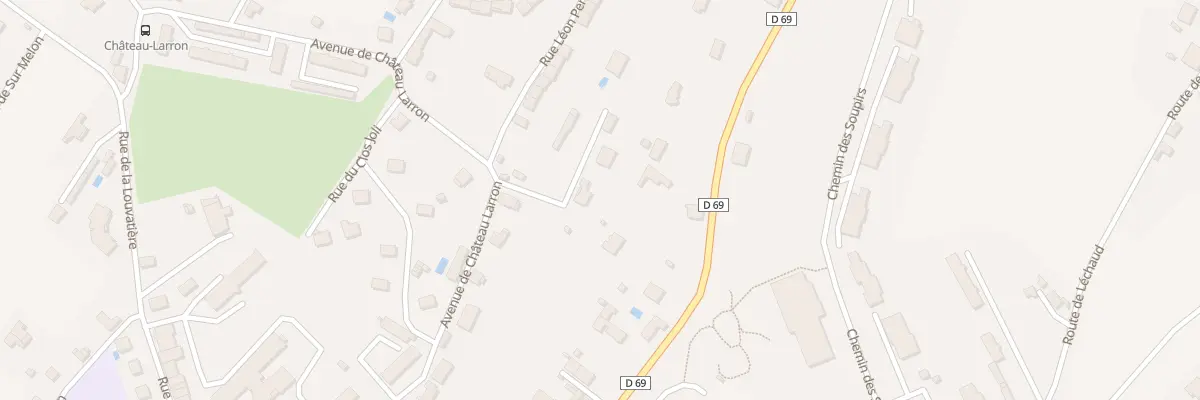 Plan du 410 Av de Chateau-larron à Belley