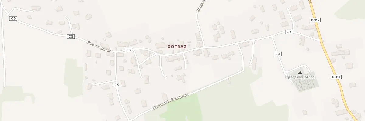 Plan du 385 Rue de Gotraz à Brens