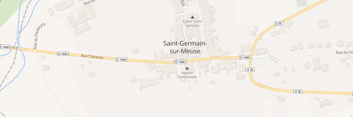 Plan du 14 Rue Traverse à Saint-Germain-sur-Meuse