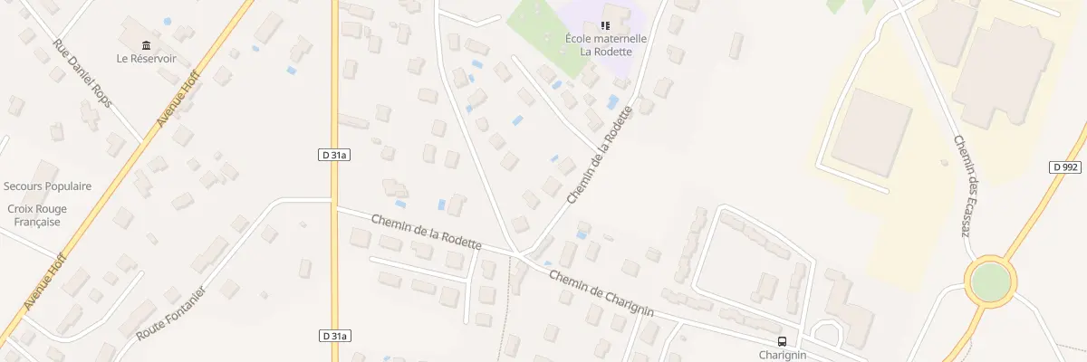 Plan du 530 Che de la Rodette à Belley