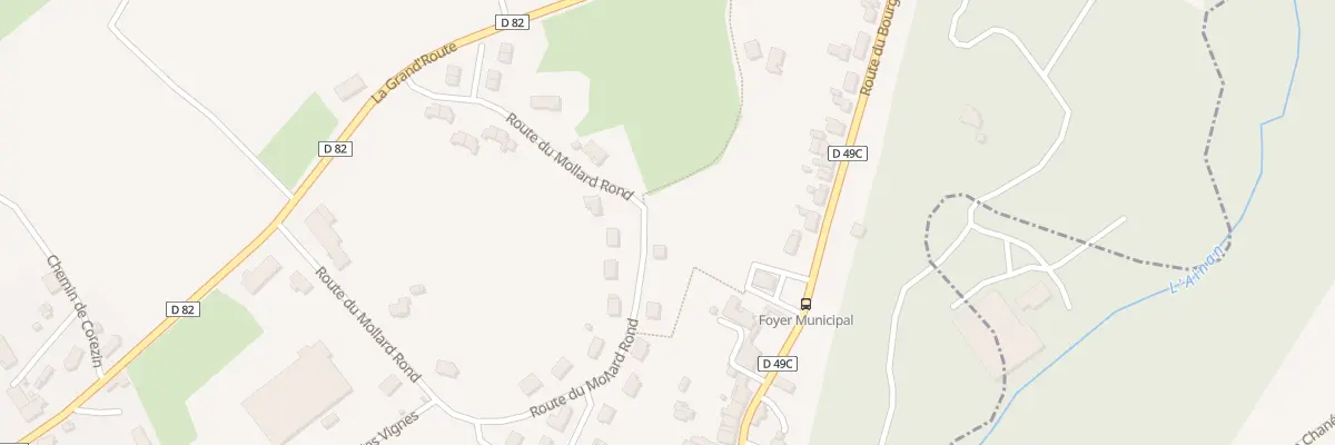 Plan du 420 Rte du Mollard Rond à Saint-Bueil