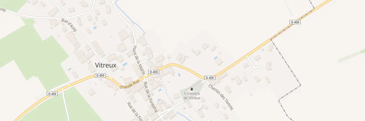 Plan de Village à Vitreux