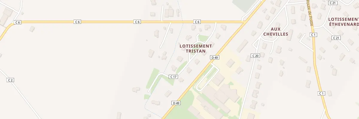 Plan du 10 Rue Tristan à Pont-de-Poitte