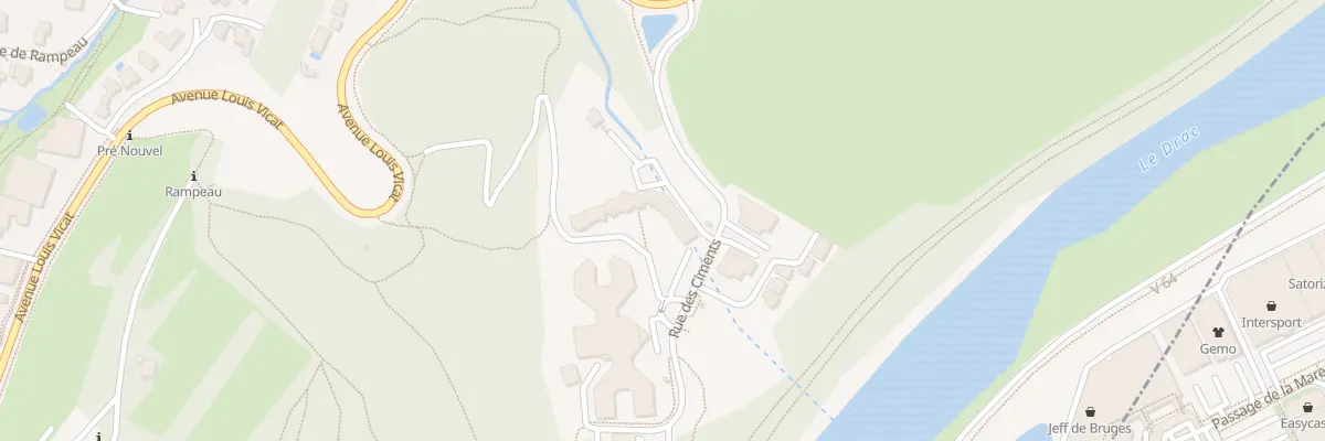 Plan du 38B Rue des Ciments à Seyssins