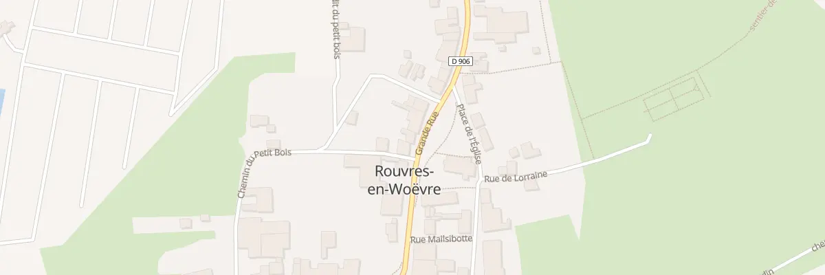 Plan du 5 Pl de l’Eglise à Rouvres-en-Woëvre