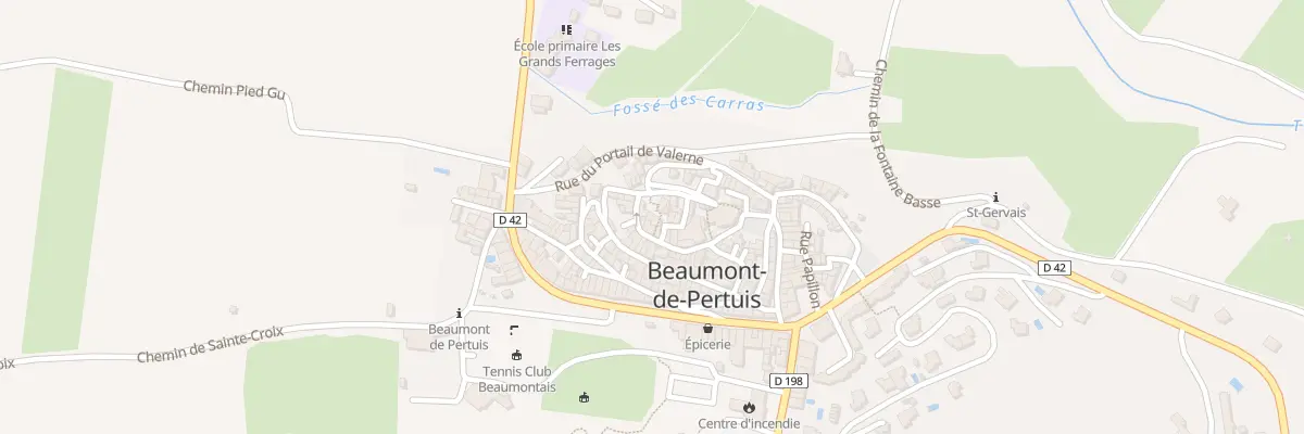 Plan du 24 Rue de l’An Mille à Beaumont-de-Pertuis