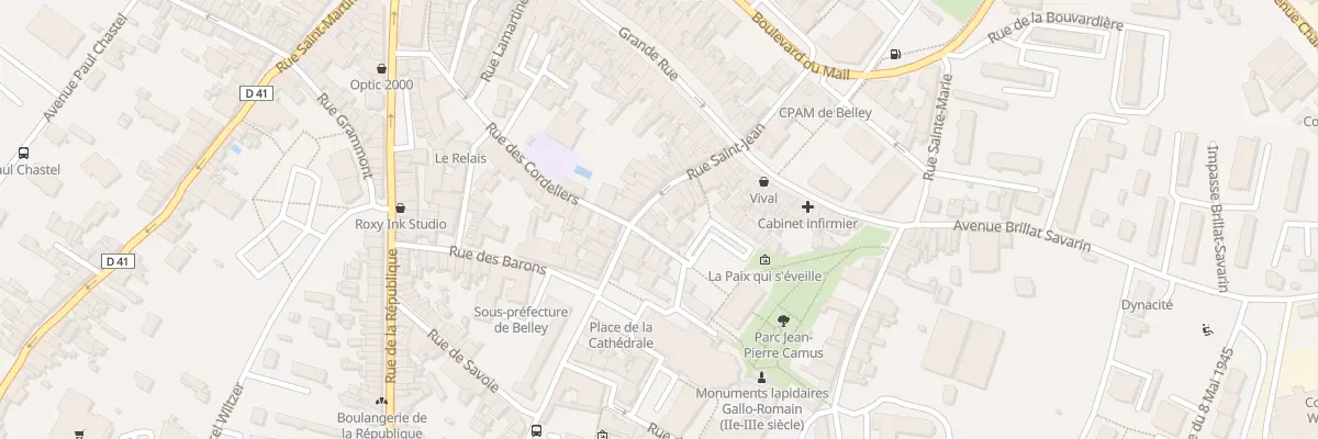 Plan du 37 Rue Saint Jean à Belley