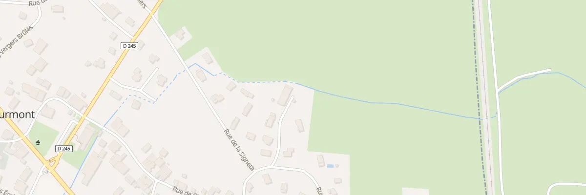 Plan du 5023 Sous les Devants à Tourmont