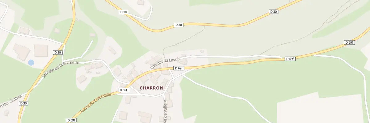 Plan du 60 Che du Lavoir à Champagne-en-Valromey