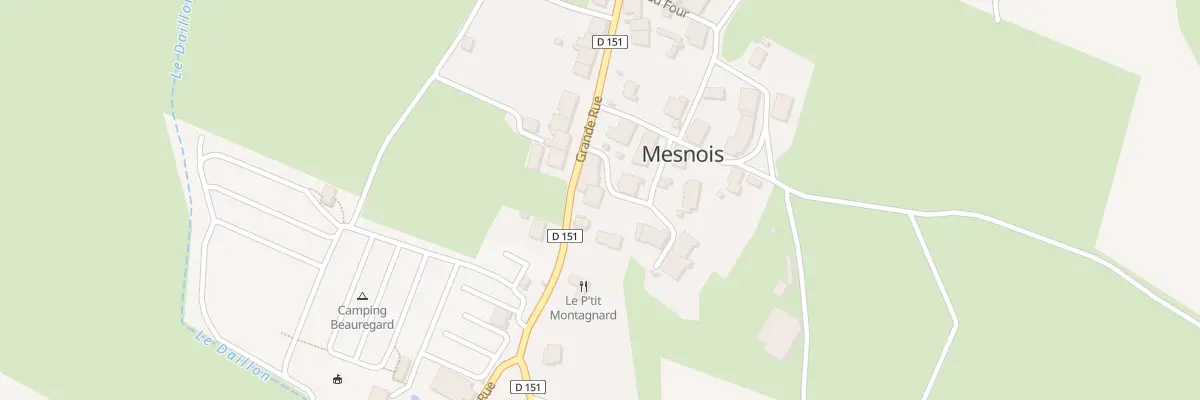 Plan du 3 Rue de la Fontaine à Mesnois