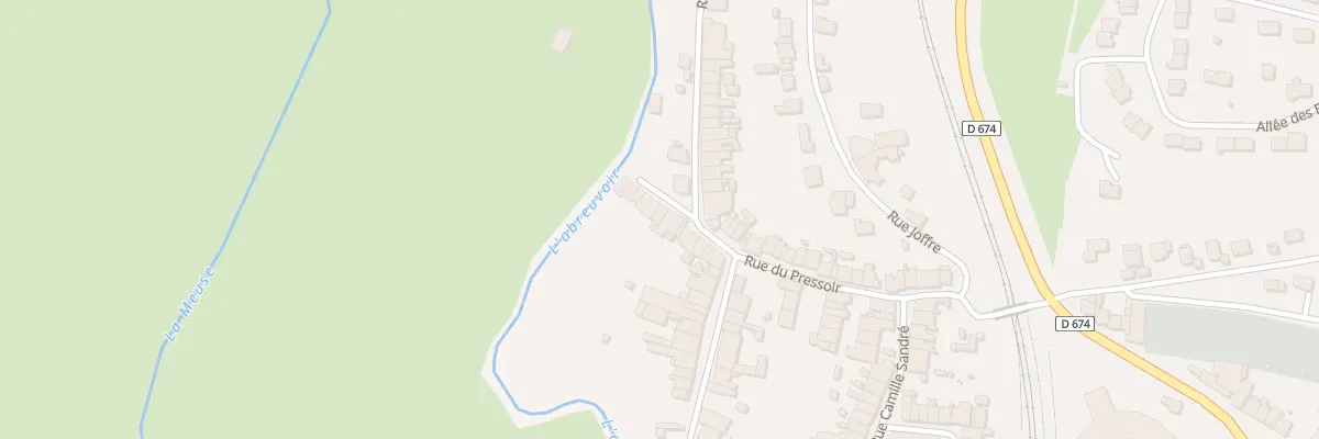 Plan du 13 Rue de la Roche à Neufchâteau