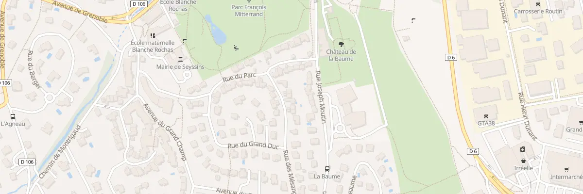 Plan du 21 Rue des Mésanges à Seyssins