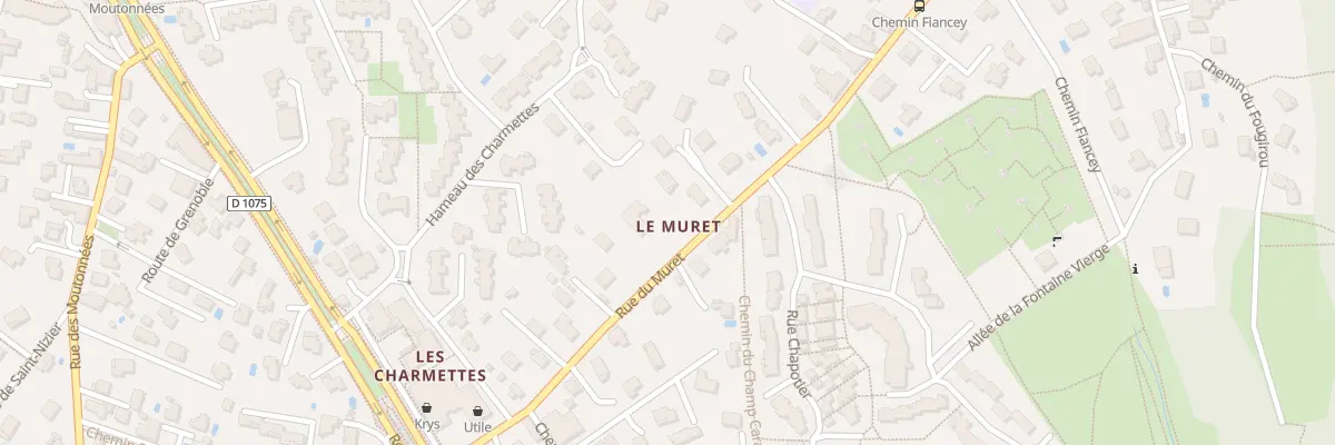 Plan du 21 Rue du Muret à Saint-Égrève
