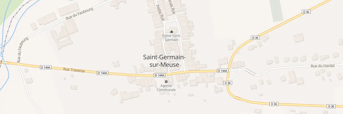 Plan du 2 Ptr Petite Rue à Saint-Germain-sur-Meuse