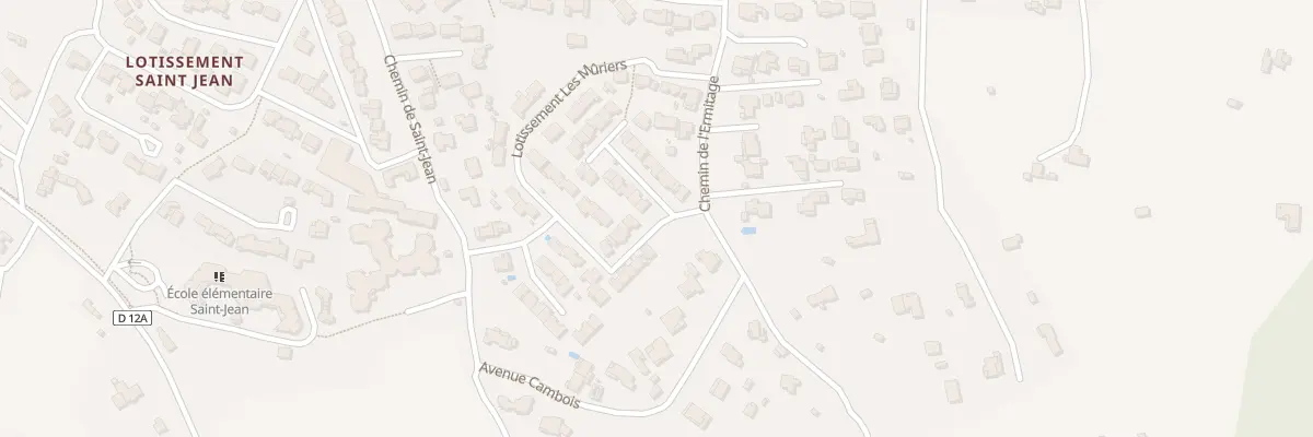 Plan du 5 All Arbousiers à Trets