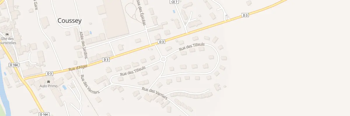 Plan du 14 Rue des Tilleuls à Coussey