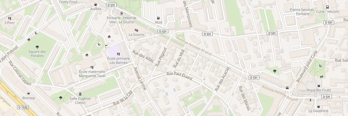 Plan du 4 Rue du Midi à Fontaine