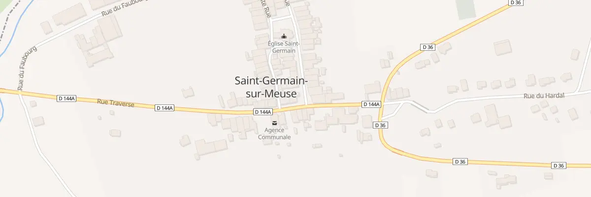 Plan du 6 Rue Traverse à Saint-Germain-sur-Meuse