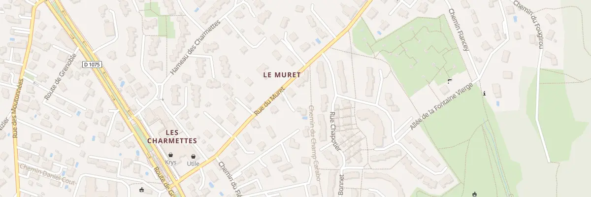 Plan du 40 Rue du Muret à Saint-Égrève