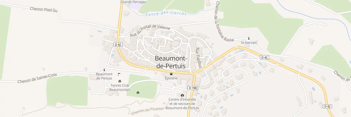 Plan du 35 Rue Portail Matheron à Beaumont-de-Pertuis