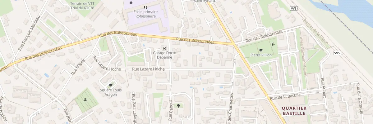 Plan du 10 Rue Lazare Hoche à Fontaine