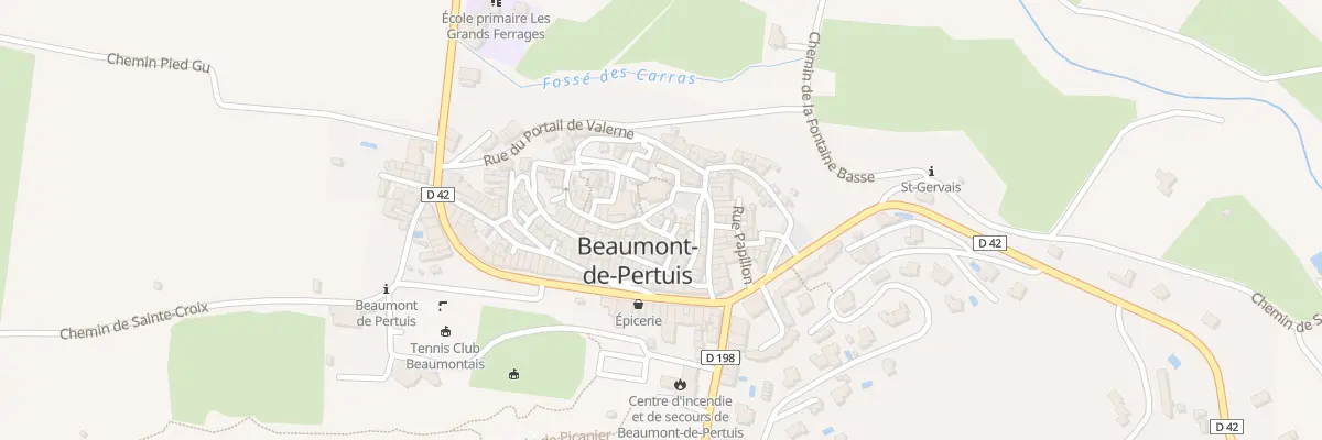 Plan du 4 Pl de la Colonne à Beaumont-de-Pertuis