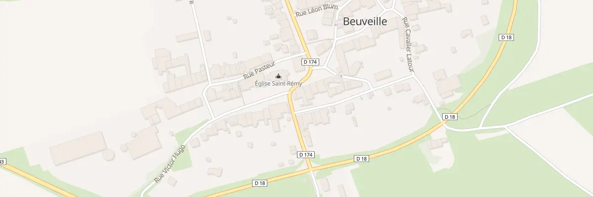 Plan du 1 Rue Jean de la Fontaine à Beuveille