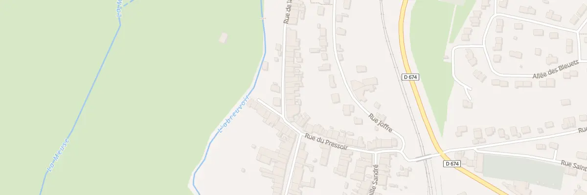 Plan du 10 Rue de la Roche à Neufchâteau