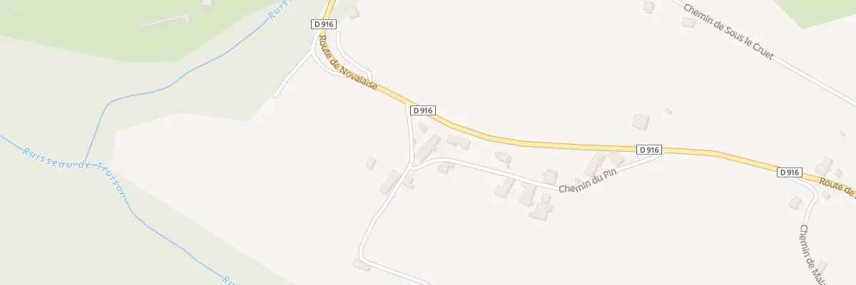 Plan du 17 Rte d’Urice à Saint-Genix-les-Villages