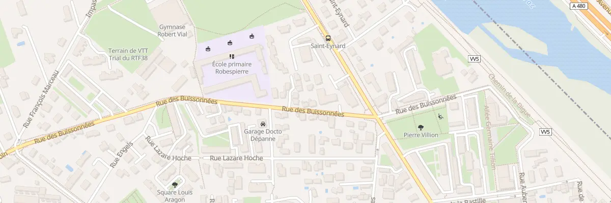 Plan du 30 Rue des Buissonnées à Fontaine