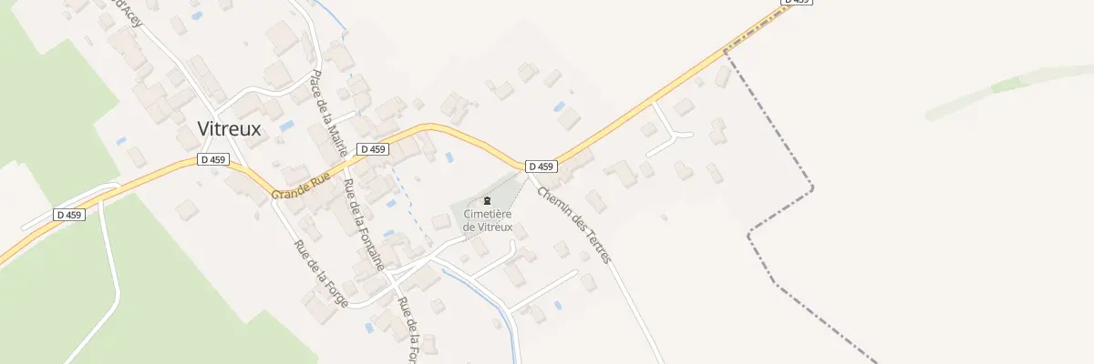 Plan du 28 Grande Rue à Vitreux