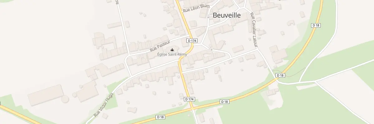 Plan du 3 Rue Jean de la Fontaine à Beuveille