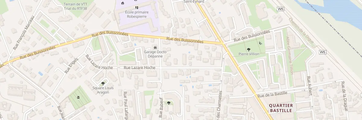 Plan du 8B Rue Lazare Hoche à Fontaine