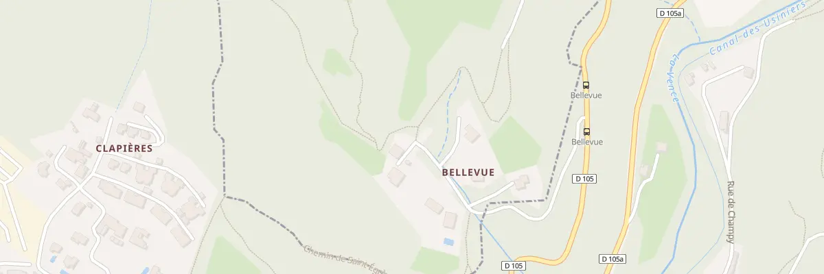 Plan du 5063 Bellevue à Proveysieux