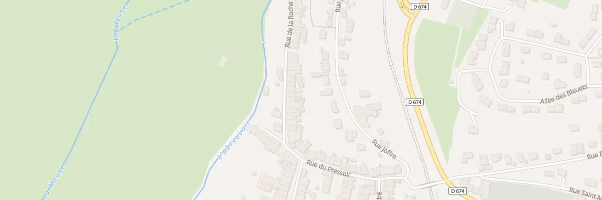 Plan du 18 Rue de la Roche à Neufchâteau