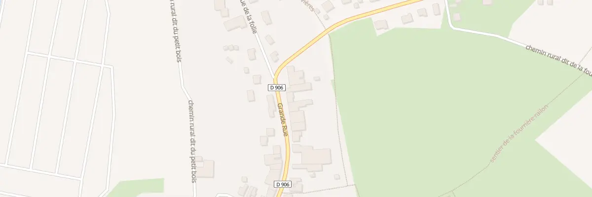 Plan du 28 Gr Grande Rue à Rouvres-en-Woëvre