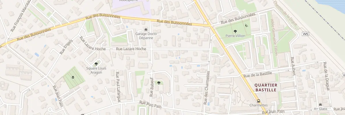 Plan du 5 Rue Lazare Hoche à Fontaine
