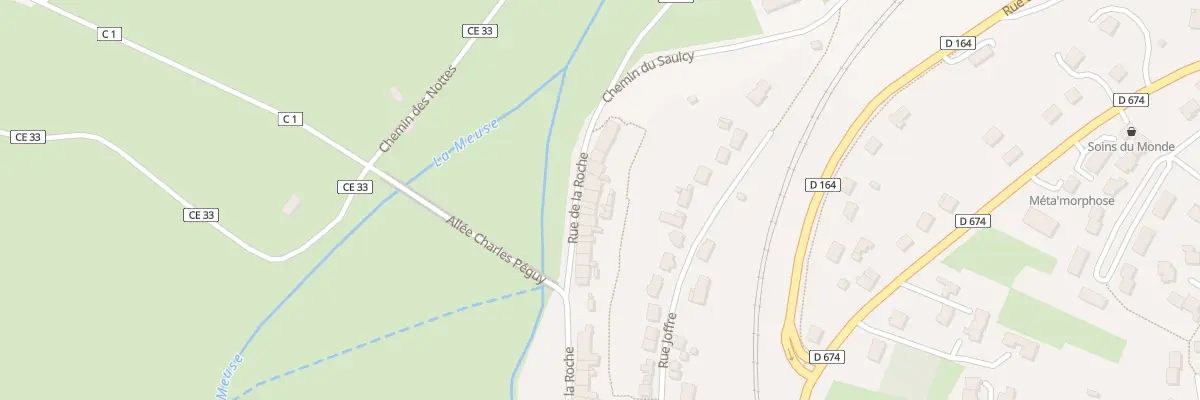 Plan du 58 Rue de la Roche à Neufchâteau