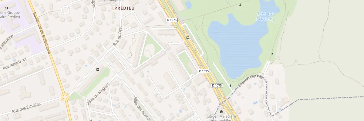 Plan du 66 Rte de Grenoble à Saint-Égrève