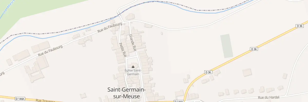 Plan du 26 Gr Grande Rue à Saint-Germain-sur-Meuse